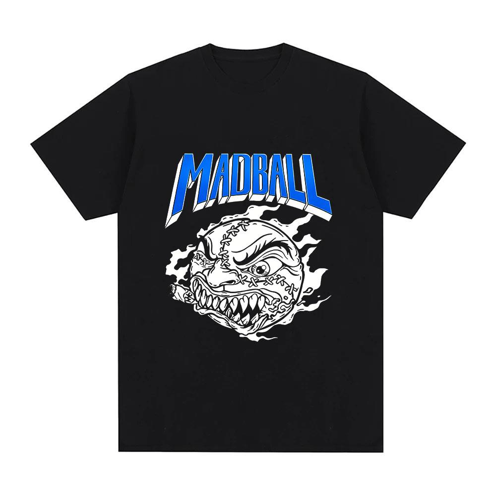 Madball Хлопковая футболка 100% Графика с принтом с тура группы Модная уличная одежда Женские Мужские Повседневные С круглым вырезом Топы для взрослых Лето 2026 Новинка