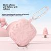For AirPods 4 Case Unique Dinosaur Design Liquid Silicone Earphone Cover with Carabiner