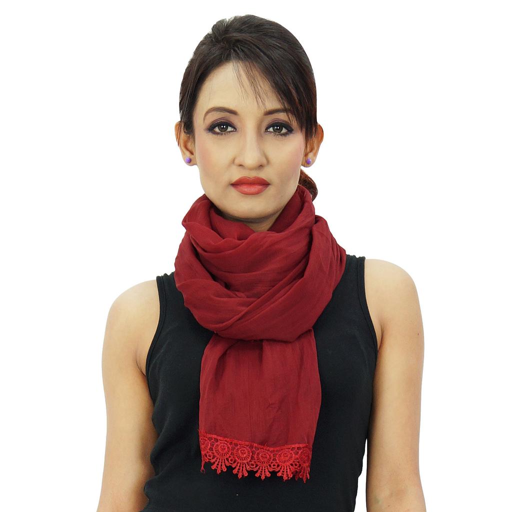 Шарфы из смеси шифона Dupatta Woman Chunni Indian Stole Throw Sarongs Wraps