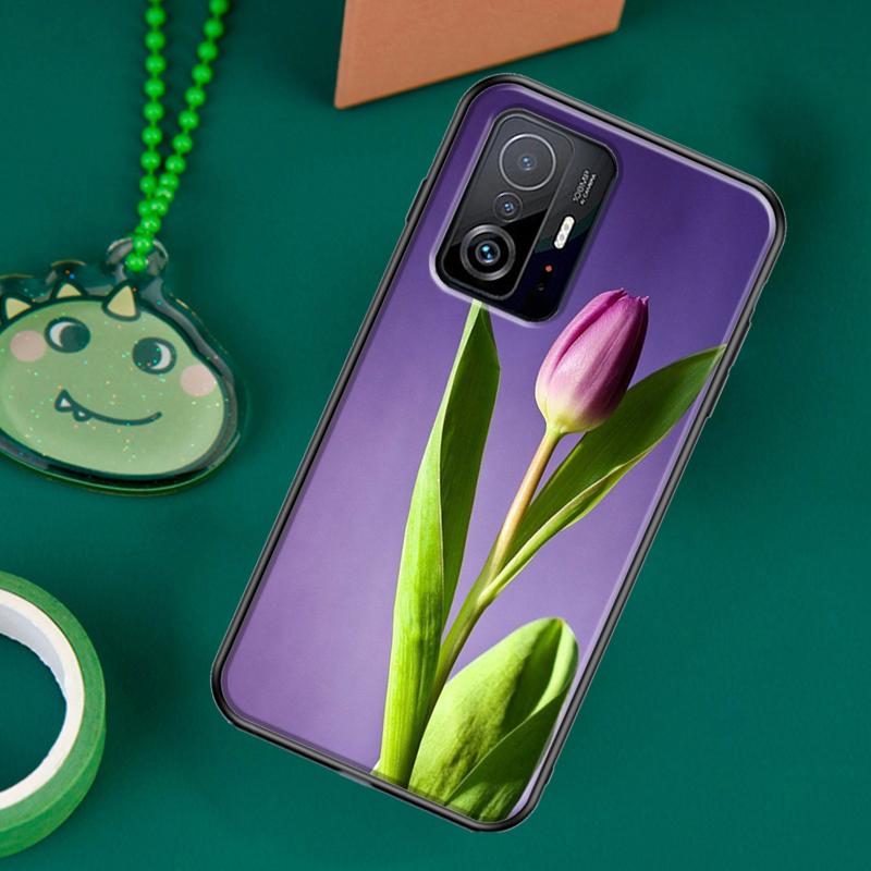 Чехол с цветком тюльпана для POCO F5 X5 X3 Pro X4 F4 GT F3 M5s C40, чехол для Xiaomi 13 12 Lite 11T 12T Pro 12X