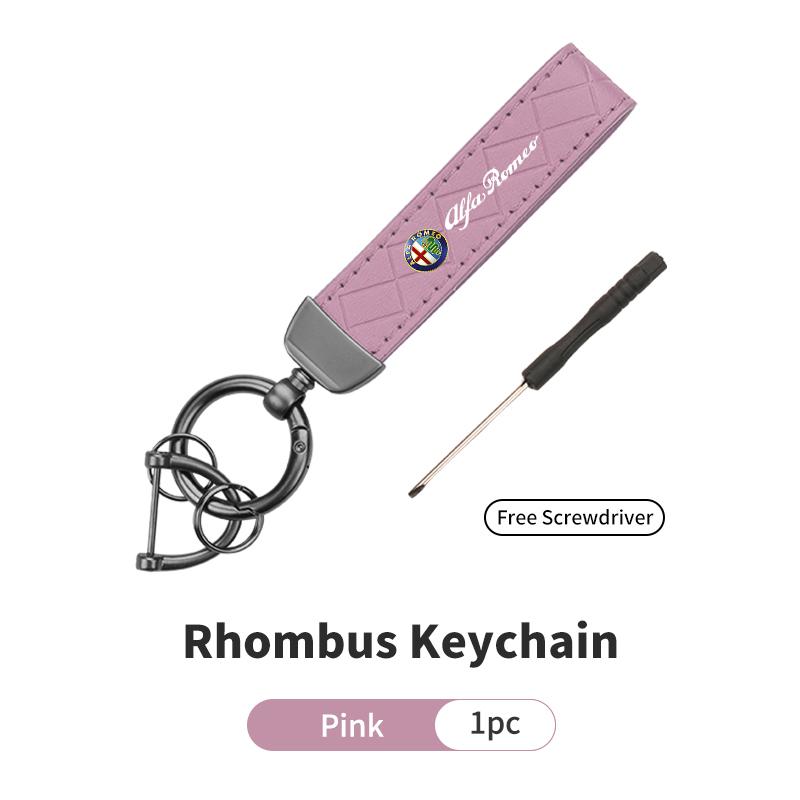 2026 Hot Sticker Car Logo Styling Keychain Business Gift Keyring Holder Accessories For Alfa Romeo Giulietta GT 159 147 156 Mito