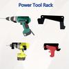 Настенная стойка для хранения электроинструментов из железа - Компактный держатель для дрели для гаража, верстака, деревообработки, для систем с перфорированной панелью, кронштейн для электроинструмента