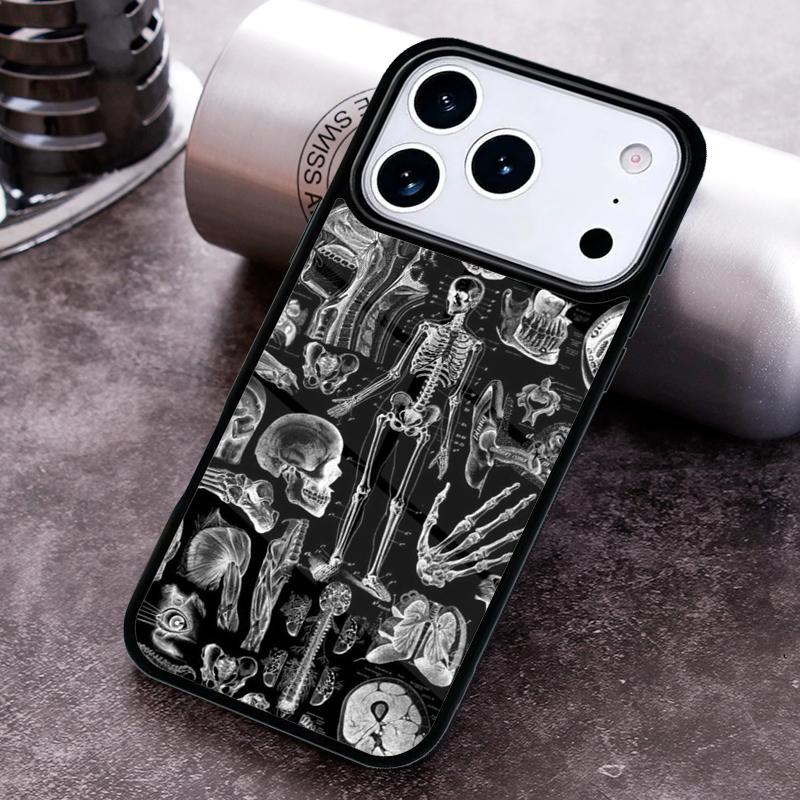 Медицинский Чехол для Телефона с Анатомией Человека для iPhone 17 16 15 Pro Max Air 14 13 12 11 Plus Ударопрочный Чехол Capa