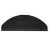 Self Adhesive Stair Mats 10 Pcs. Anthracite 65x22.5x3.5 cm