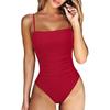 Women'S One-Piece Sexy Bikini Fashion With Bra Pads No Steel Support Swimming Costume Biquinis Feminino 2025