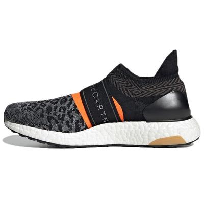 Stella McCartney x UltraBoost 3D Knit Леопард Женские Кроссовки Черный Основной-черный Сигнальный-оранжевый GY4916