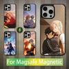 Горячий Чехол для Телефона с Асуной и Кирито из Аниме Для iPhone 16,15,14,13,12,11,Pro,Max,Plus,Mini,Magsafe, Магнитный Чехол для Беспроводной Зарядки