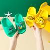 Children's Slippers Summer Cartoon Boy Girls Home Home Furnishings Soft Bottom Baby Wearing A Word Drag