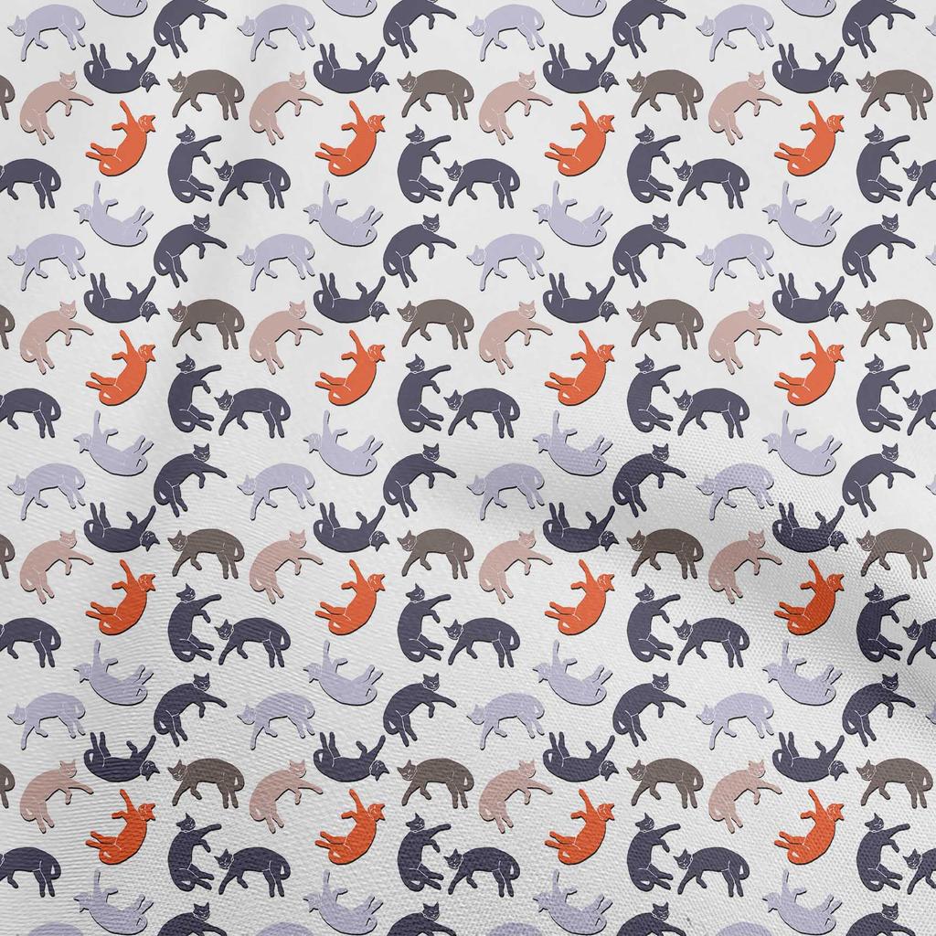 oneOone Ткань Cotton Flex Blue, ткань для шитья животных, кошек, по ярдам, напечатанная своими руками, швейные принадлежности для одежды, 40 дюймов