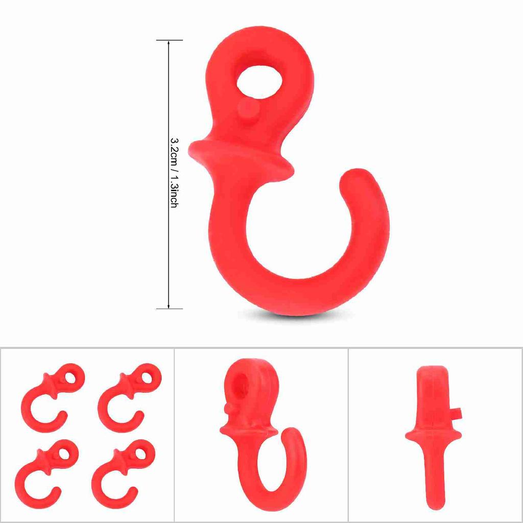 4Pcs   Rubber Compound Bow String Stabilizer Vibration Damper  (Black)