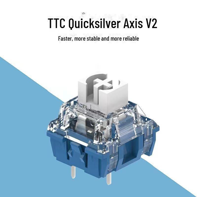 Quicksilver Axis V2 45gf линейные игровые переключатели клавиатуры
