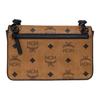 MCM Visetos Canvas Crossbody Bag with Adjustable Strap & Metal Logo Plaque for Daily & Travel Use