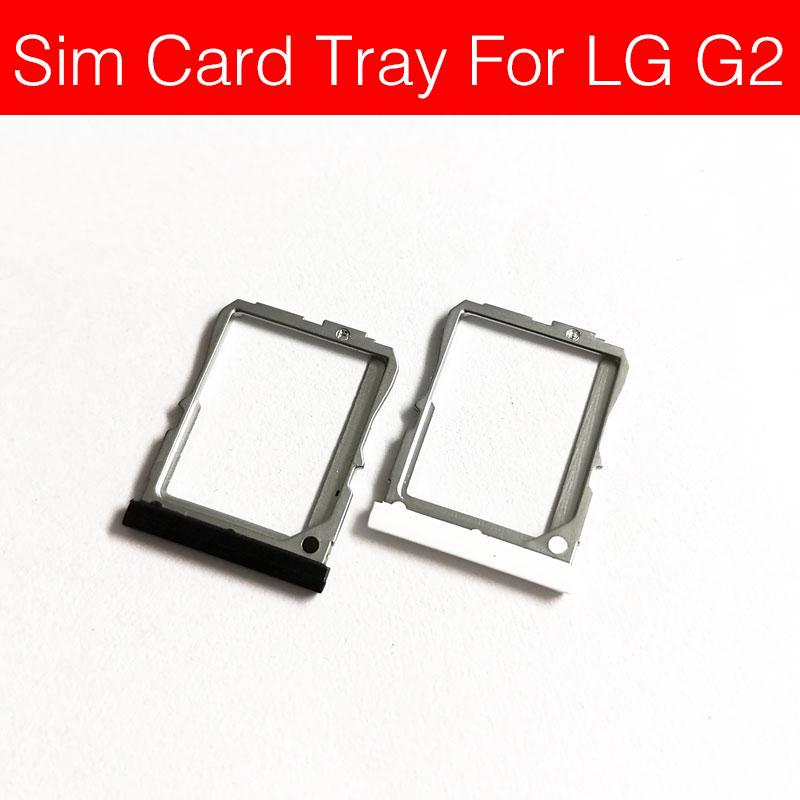 Sim Holder Tray For Card Lg V35 G2 G5 G7 Q6 Q8 K40 K10 X Cam V30 X Power X Screen Sim Micro Reader Card