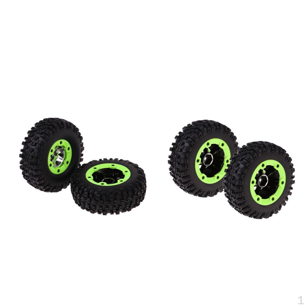 4 Tire Tyres with Metal Wheels for 12428 12 Buggy Parts