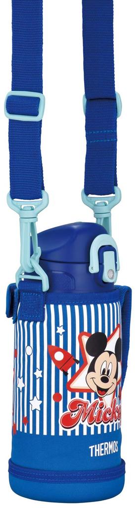 Thermos Water Bottle Vacuum Insulated Bottle Mickey Blue BL 2-Way 0.6L/0.63L FHO-601WFDS