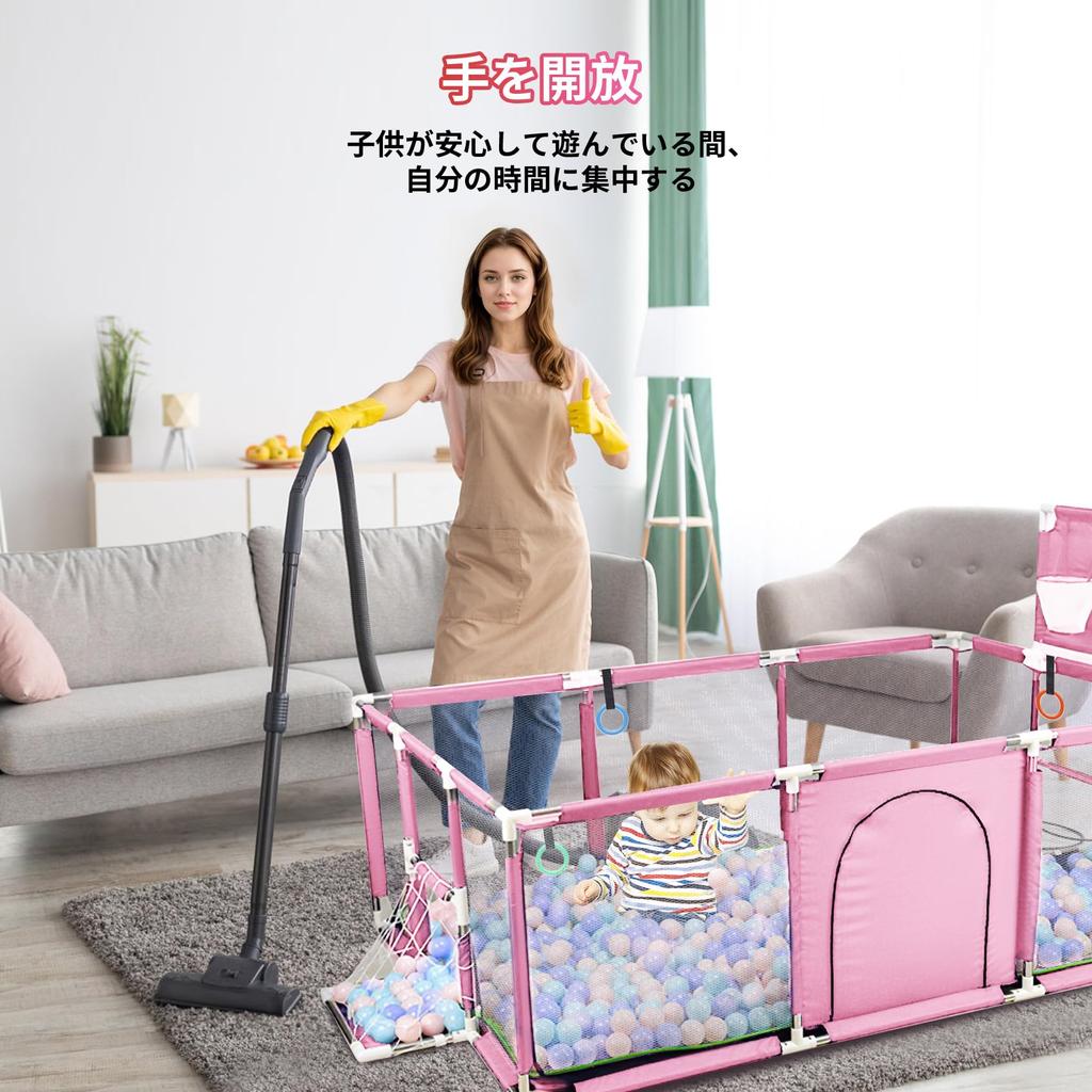Манеж Annhua Baby Gate Play Circle Kids Land Kids Circle, моющийся, легко собирается, дышащая сетка, молния, дверь, футбольные ворота, баскетбольные ворота с