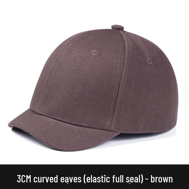 Мужская бейсболка большого размера с герметичным жестким верхом и короткими полями — модная, двусторонняя, в стиле «утконос» для пар