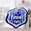 Плед с узором Zeta Phi Beta Модный для кровати, дивана, кондиционера Модный для отдыха, пикника, путешествий, дневного сна Мягкий фланелевый плед