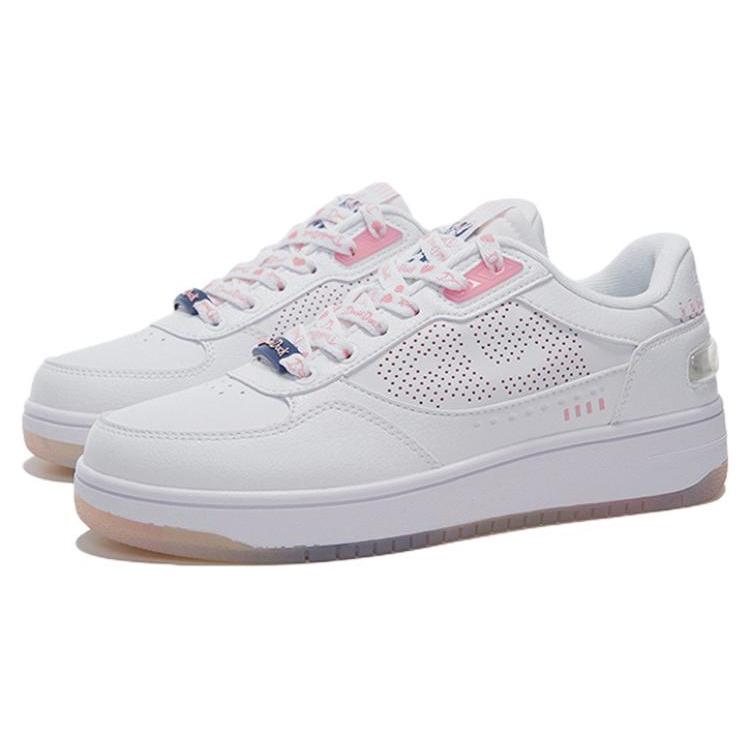 Li Ning Классический скейтбординг X Disney 'Бело-розовая ромашка' Женский AGCS146-3