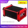 Корпус из алюминиевого сплава для Raspberry Pi 4B с вентилятором - Прочный корпус с инструментами в комплекте