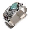 Ruby Fuchsite Lab-Created Handmade 925 Sterling Silver Cuff Bangle a2F35