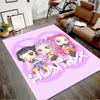 1pc KPop Demon Hunters3 Design Printed Area Rug Carpet for Bedroom Living Room Home Decor Rugs Mat Non Slip Mat Rug for Bedside
