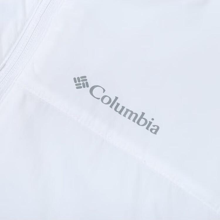 Columbia Женская куртка с капюшоном, color block, с принтом логотипа, белая WR2685-100