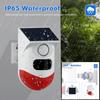2в1 WiFi Tuya Smart Remote Control Outdoor Charger Security Sound Alarm Detector Sensor Farm Garden Solar Infrared Siren Solar