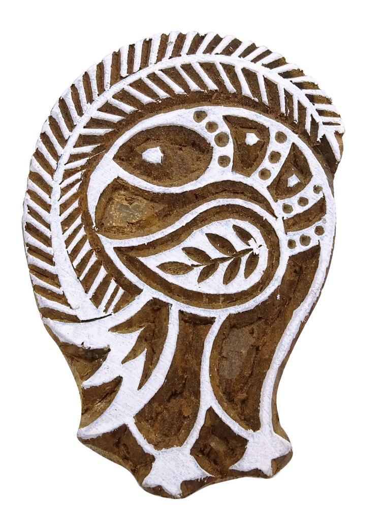 Декоративные индийские деревянные вырезанные вручную текстильные штампы, печатающие блок Брауна