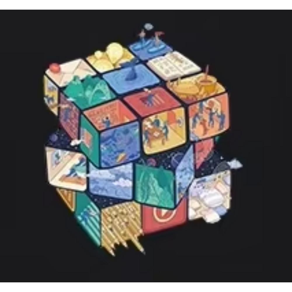 Летняя оригинальная футболка с принтом по мотивам кубика Рубика, 100% хлопок, мужская и женская одежда для повседневной носки, модная футболка