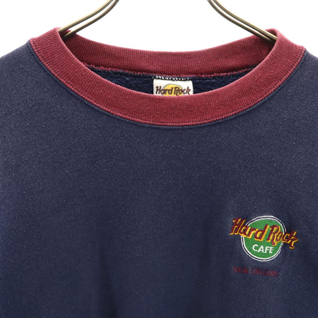 Hard Rock Cafe 90-е Сделано в США Старая толстовка с длинным рукавом Начес сзади Мужская Б/У