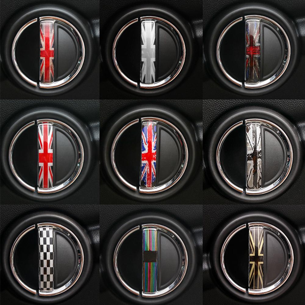 2 шт. автомобильные наклейки для MINI COOPER R56 R55 R60 R61 Countryman F55 F56 F60, кристалл, эпоксидный интерьерный аксессуар, дверная ручка автомобиля