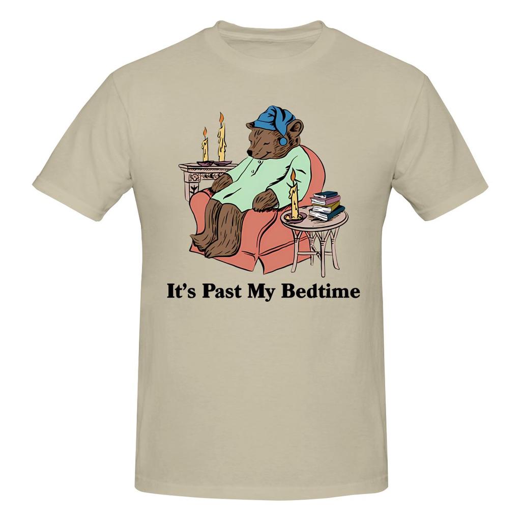 Funny It S Past My Bedtime Sleepy Bear Trendy Unisexs Printed Tshirt Unisex T Shirtvintage