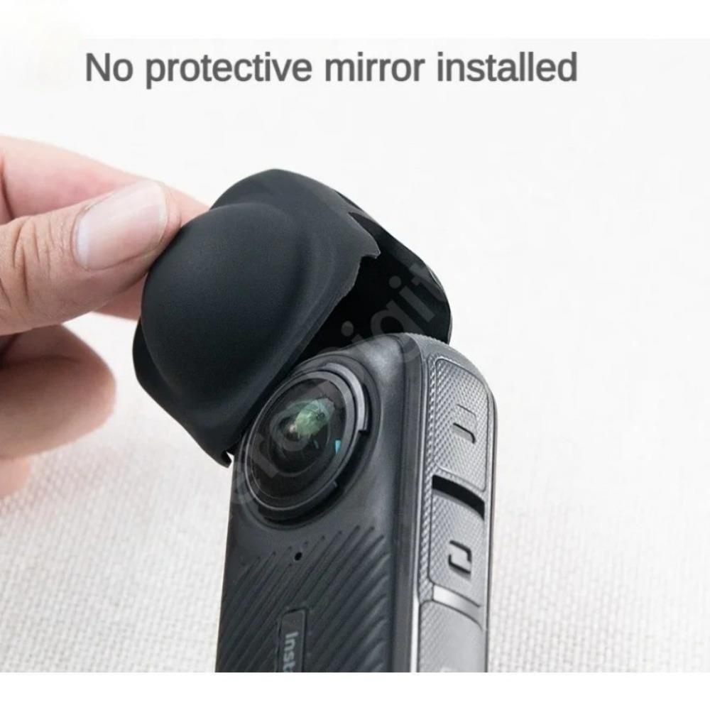 Защитная пленка для экрана Insta360 X5 X4, силиконовая защитная крышка объектива, основание объектива спортивной камеры, аксессуары для защиты от падения