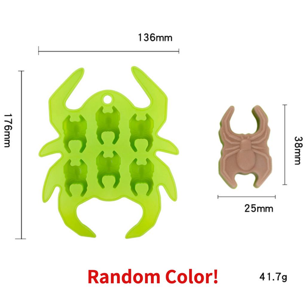 Творческий Летучая мышь Паук Шоколад Силиконовая форма Привидение Конфеты Печенье Ледяной декор для вечеринки на Хэллоуин Фестиваль Мыло Свечи Подарки