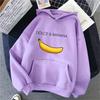 Осенне-зимняя мода: Мужская толстовка с принтом Dolce & Banana, Повседневная женская толстовка, хип-хоп пуловер, уличная толстовка