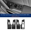 Carbon Fiber Textured Door Window Switch Cover Film for Seat Leon MK4/Cupra Leon/Formentor 2020-2025