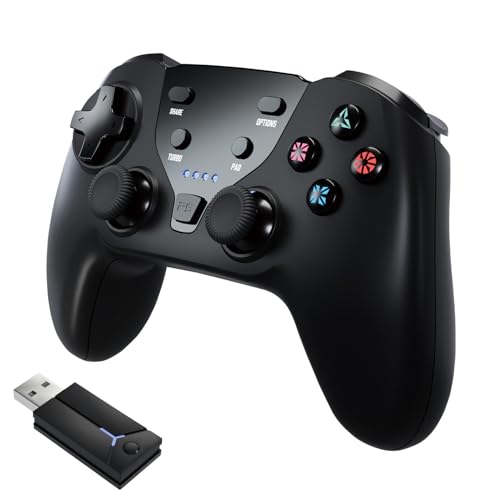 [Японский производитель Three Strike] Беспроводной контроллер, совместимый с PS4 "Wireless Gamepad Macro" (черный)" - PS4