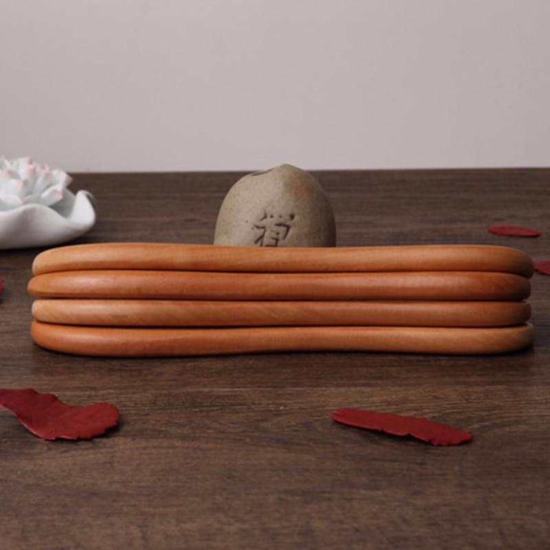 1Pcs Natural Mahogany Comb Women Men Home Travel Wood Anti-static Fine-tooth Comb Wooden Handles