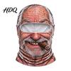 Маска для лица Старика Женская маска 3D-печать Балаклава Подшлемник для лыжного мотоциклетного шлема на зиму Ветрозащитное Покрытие для велоспорта Катание на лыжах Мотоцикл На открытом воздухе