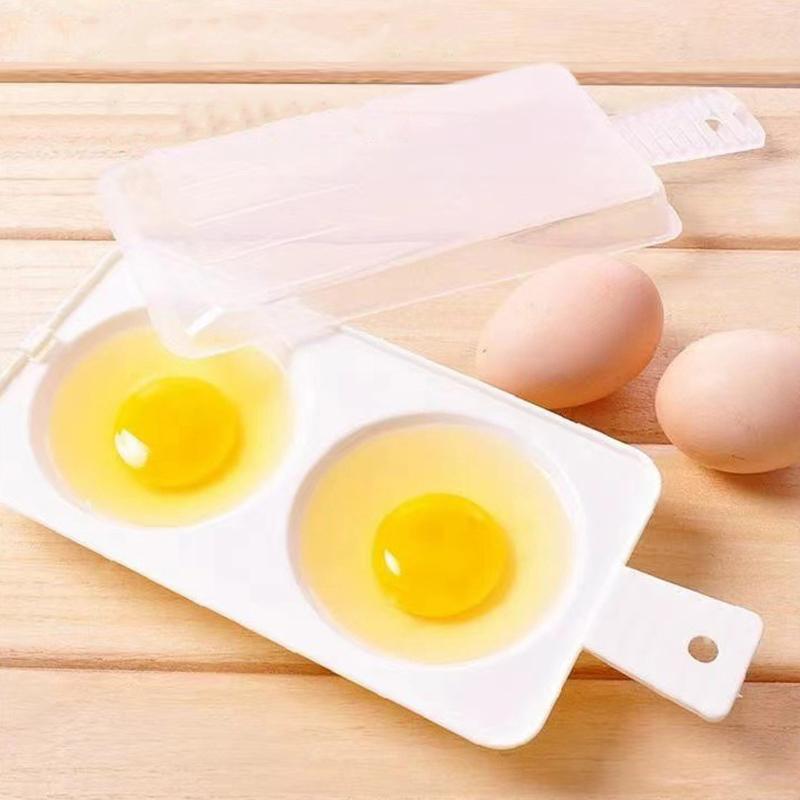 1Pc Egg Steamer Egg Fryer Egg Cooker Soft Hearted Egg Mold Boiled Poached Eggs And Steamed Egg Bowl Shuibo Egg Microwave 2