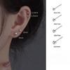 2025 New 925 Silver Needle Round Bead Earrings for Men & Women: Popular Ear Piercing & Ear Bone Studs