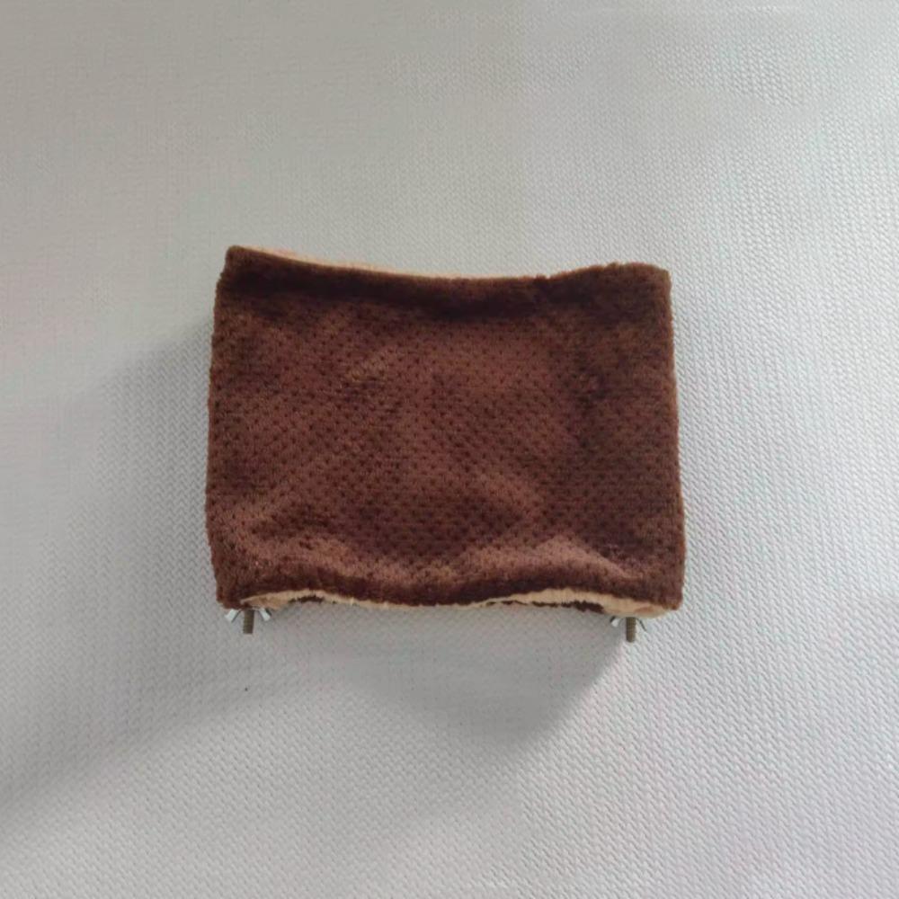 Двухъярусная гамак-домик для хомяка, мягкая теплая лежанка для питомца, устойчивая к грызению, удобная подвесная кровать-гнездо для мелких животных