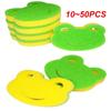 10~50 шт. губка-ластик для кухонного творчества мощная губка в форме лягушки для мытья посуды мягкая чистящая губка для мытья посуды