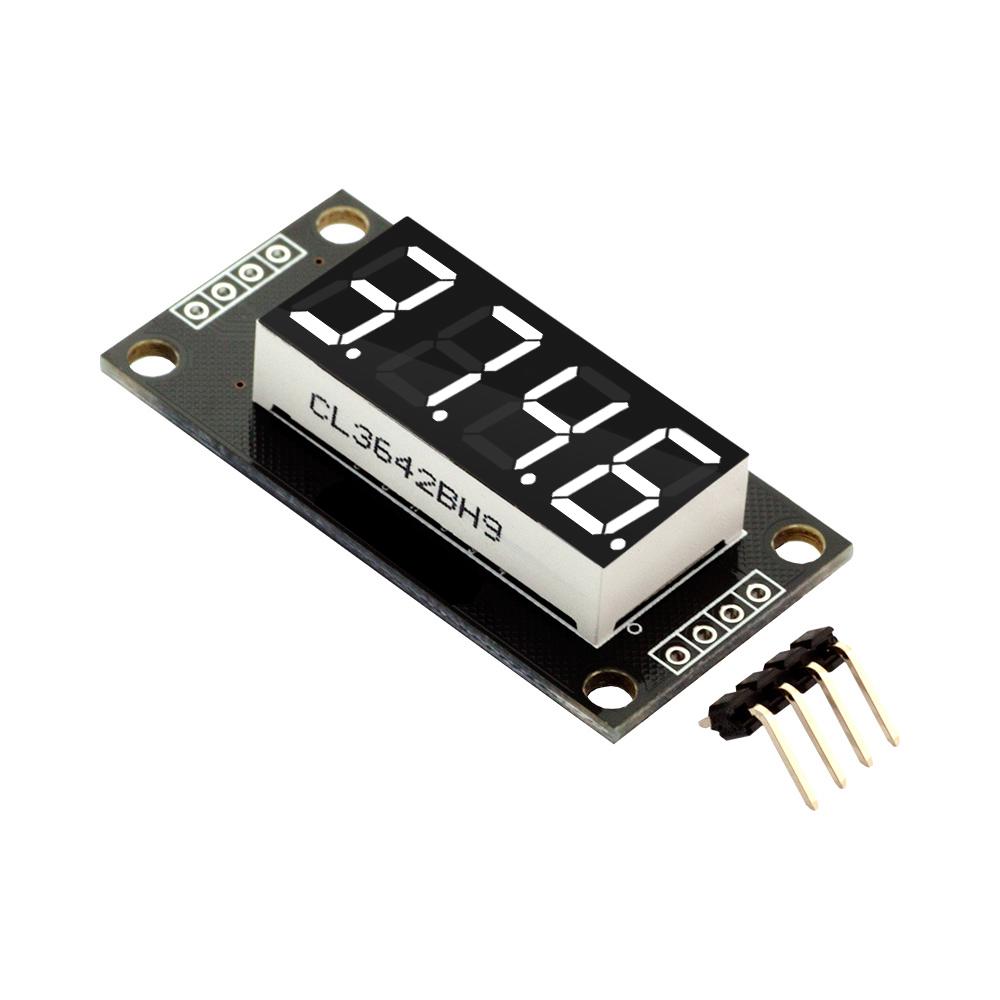 Модуль светодиодного дисплея TM1637 для Arduino, 7-сегментный, 4 цифры, 0,36/0,56 дюйма, анод, часы, цифровой индикатор, квадро-серийная плата драйвера