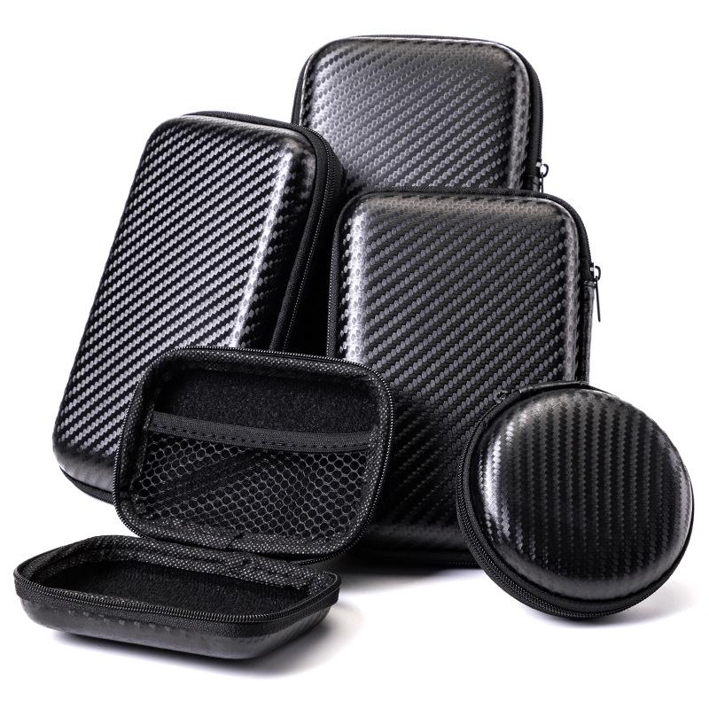 Custom EVA Hard Shell Earphone Bag - Drop-Proof Digital Storage with Logo