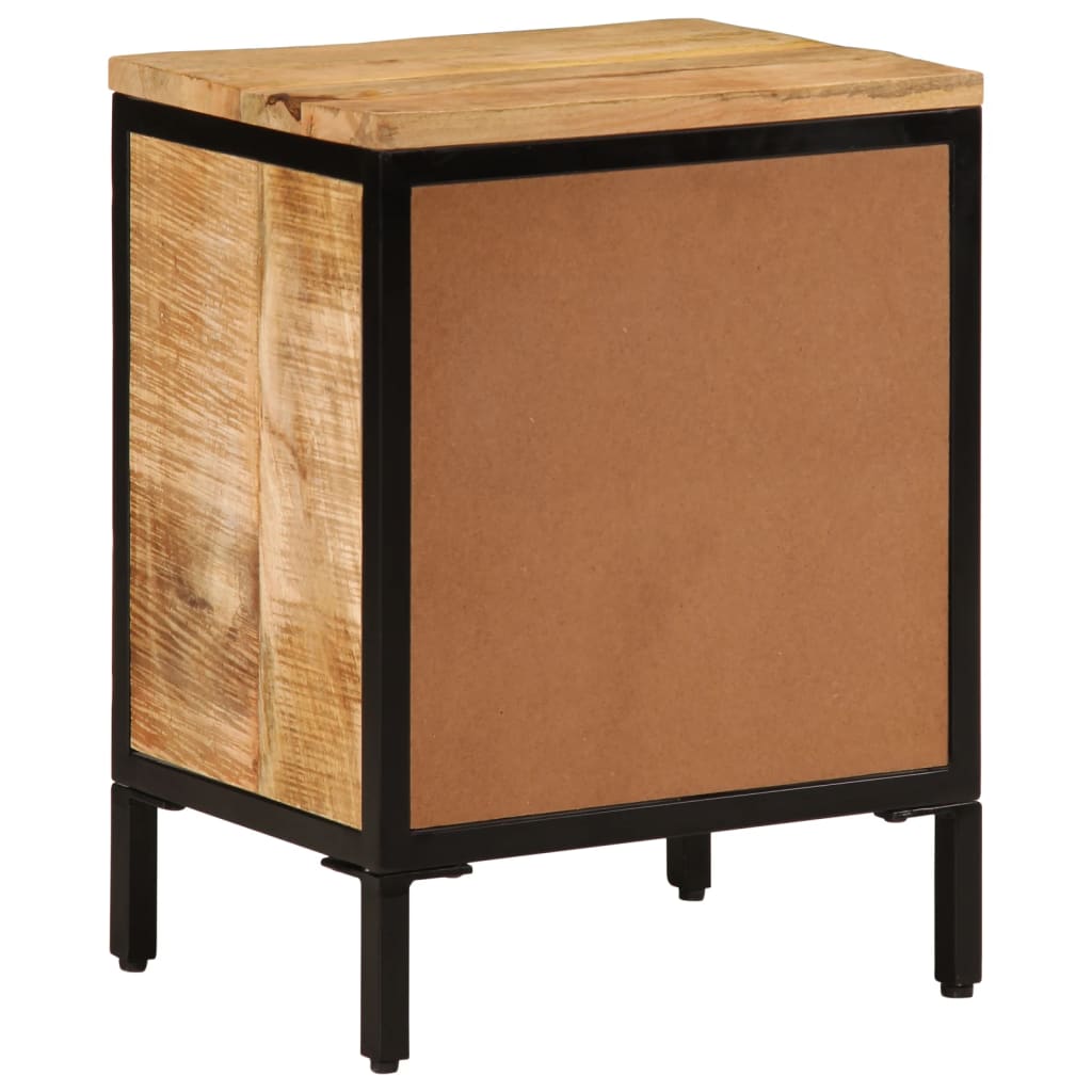 Nightstand 40 x 30 x 52.5 cm Rough Solid Mango Wood