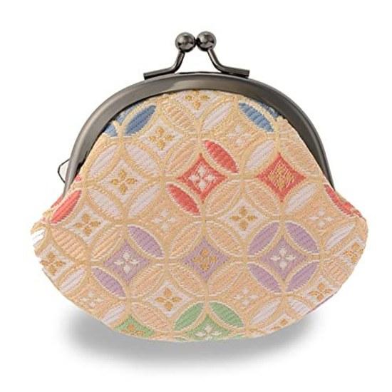 Kyoto Geibido Nishijin-ori 2.6-inch clasp wallet artisan handmade Japanese pattern made Japan (Shippō)