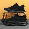 Мужские дышащие кроссовки Flyknit больших размеров - Легкие, повседневные носочные туфли для лета