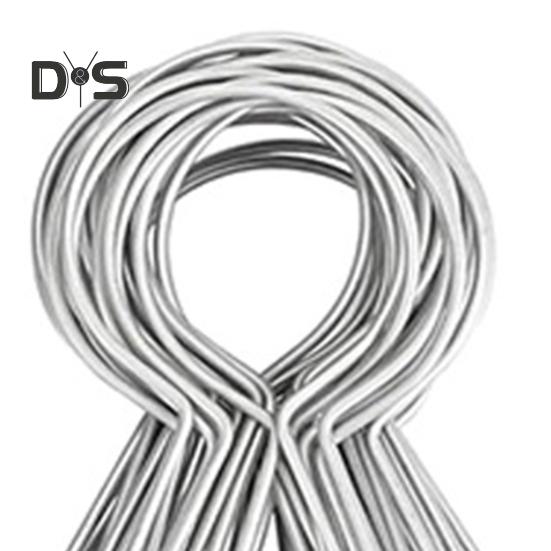 100 шт. оцинкованных зажимов для проволоки для забора, простая установка, надежные металлические зажимы для столбов забора для любителей делать все своими руками